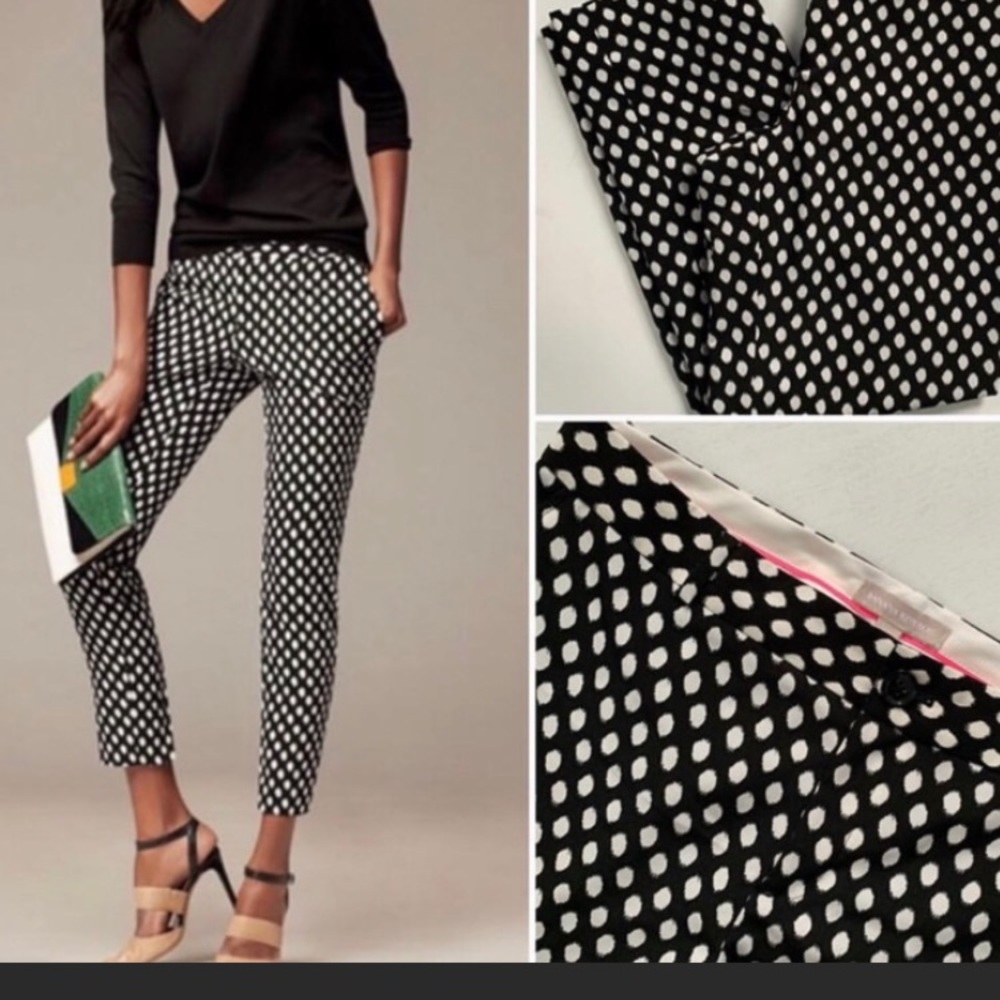 Banana Republic Silky Polka Dot Pants